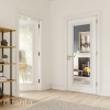 Deanta Internal White Primed Blenheim Doors [Bevelled Glass] - view 3