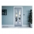 Deanta Internal Light Grey Ash Sorrento Pre-Finished Doors [Clear Glass] - view 3