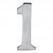 Heritage Brass C1568 Satin Chrome Self Adhesive 51mm Numerals - view 2