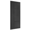 Deanta Internal Prefinished Black Brixton Doors - view 2