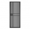 Deanta Internal Prefinished Black Dalston Doors [Tinted Glass] - view 1