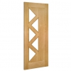 Deanta Internal Prefinished Oak Ely 5 Light Doors [Clear Glass] - view 2