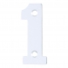 Aluminium Face Fixing 50mm Numerals - view 2