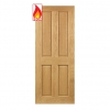 Deanta Internal Prefinished Oak Bury Pre-Finished FD30 Fire Doors - view 1