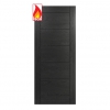 Deanta Internal Prefinished Brushed Black Oak Seville FD30 Fire Doors - view 1