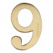 Heritage Brass C1568 Satin Brass Self Adhesive 51mm Numerals - view 10