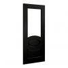 Deanta Internal Prefinished Black Clarendon Doors [Clear Bevelled Glass] - view 2