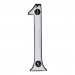 Heritage Brass C1560 Polished Chrome Face Fixing 76mm Numerals - view 2