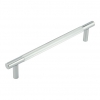 JV1803PC : 300 x 19mm : Polished Chrome : Jedo Venice Linear Bolt Fix Pull Handle - view 1