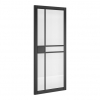 Deanta Internal Prefinished Black Dalston Doors [Clear Glass] - view 1