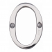 Heritage Brass C1567 Polished Chrome Face Fixing 51mm Numerals - view 1