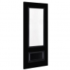 Deanta Internal Prefinished Black Sandringham Doors [Clear Bevelled Glass]s] - view 2