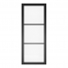 Deanta Internal Prefinished Black Camden Doors [Clear Glass] - view 2