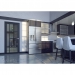 Deanta Internal Prefinished Black Brixton Doors [Tinted Glass] - view 3