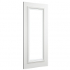 Deanta Internal White Primed Blenheim Doors [Bevelled Glass] - view 2
