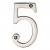 Heritage Brass C1560 Polished Nickel Face Fixing 76mm Numerals - view 6