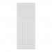 Deanta Internal White Primed Cambridge Doors - view 1