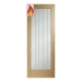 XL Joinery Internal Unfinished Oak Suffolk Original Pattern 10 FD30 Fire Doors [Etched Glass] - view 1