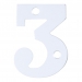 Aluminium Face Fixing 50mm Numerals - view 4