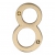 Heritage Brass C1561 Satin Brass Face Fixing 76mm Numerals - view 9