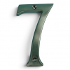 Traditional Satin Nickel 100mm Numerals - view 8