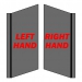 Handing for 200mm Hinges Only