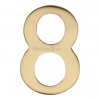 Heritage Brass C1568 Satin Brass Self Adhesive 51mm Numerals - view 9