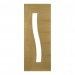 Deanta Internal Prefinished Oak Cadiz Doors [Clear Glass] - view 1