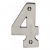 Heritage Brass C1566 Satin Nickel Face Fixing 76mm Numerals - view 5