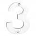 Eurospec Cast Polished Stainless Steel Face Fixing 100mm Numerals - view 4