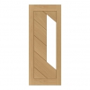 Deanta Internal Prefinished Oak Torino Doors [Clear Glass] - view 1