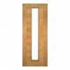 Deanta Internal Prefinished Oak Seville 1 Light Doors [Clear Glass] - view 1