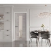 XL Joinery Internal Pre-Finished White Grey Laminate Palermo Doors [Clear Glass] - view 3