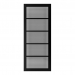 Deanta Internal Prefinished Black Shoreditch Doors [Tinted Glass] - view 2