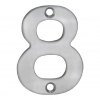 Eurospec Cast Satin Stainless Steel Face Fixing 50mm Numerals - view 9