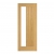 Deanta Internal Oak Ely 1 Side Light Pre-Finished FD30 Fire Doors [Clear Glass] - view 2