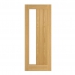 Deanta Internal Prefinished Oak Ely 1 Side Light Doors [Clear Glass] - view 2