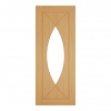 Deanta Internal Prefinished Oak Amalfi Doors [Clear Glass] - view 1