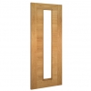 Deanta Internal Prefinished Oak Seville 1 Light Doors [Clear Glass] - view 2
