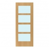 Glazing Option 04 For Deanta Flush Panel Doors - view 1