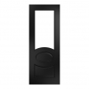 Deanta Internal Prefinished Black Clarendon Doors [Clear Bevelled Glass] - view 1