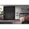 LPD Internal Prefinished Charcoal Black Seis FD30 Fire Doors - view 2