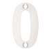 Zoo Polished Stainless Steel Face Fixing 50mm Numerals - view 1
