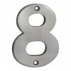 Eurospec Cast Satin Stainless Steel Face Fixing 100mm Numerals - view 9