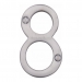 Heritage Brass C1560 Satin Chrome Face Fixing 76mm Numerals - view 9