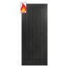 Deanta Internal Prefinished Brushed Black Oak Ely FD30 Fire Doors - view 1