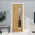 Deanta Internal Oak Seville 1SL Pre-Finished Doors [Clear Glass] - view 3