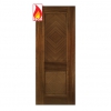 Deanta Internal Walnut Kensington Pre-Finished FD30 Fire Doors - view 1