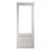 Deanta Internal White Primed Madison Doors [Clear Bevelled Glass] - view 1