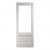 Deanta Internal White Primed Madison Doors [Clear Bevelled Glass] - view 1